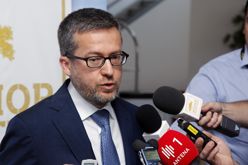 A conferência de imprensa com Carlos Moedas no 1º Congresso Melhor Alentejo