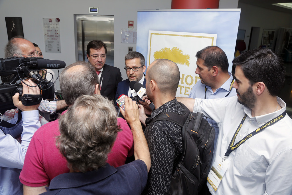A conferência de imprensa com Carlos Moedas no 1º Congresso Melhor Alentejo