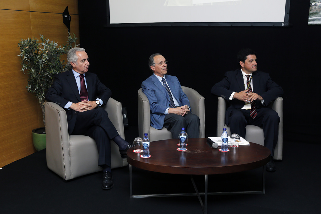 2º Painel: Luís Mesquita Dias (Vitacress); Comendador António Silvestre Ferreira (Vale da Rosa) e Nuno Canada (INIAV)