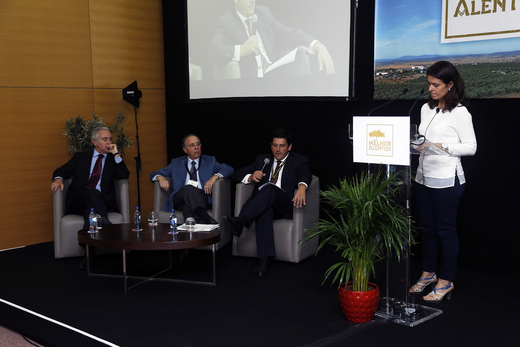 2º Painel: Luís Mesquita Dias (Vitacress); Comendador António Silvestre Ferreira (Vale da Rosa) e Nuno Canada (INIAV)