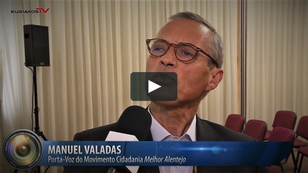 Entrevista a Manuel Valadas, co-fundador, promotor e porta-voz do Movimento de Cidadania Melhor Alentejo